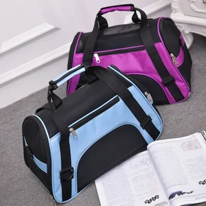 Sac portable pliant pliable à quatre côtés en filet respirant pour animaux Sac pour chat et chien sac de voyage à une épaule sac à main bandoulière sac à dos pour chat 8 meilleurs sacs de transport pour animaux en vente - No 7
