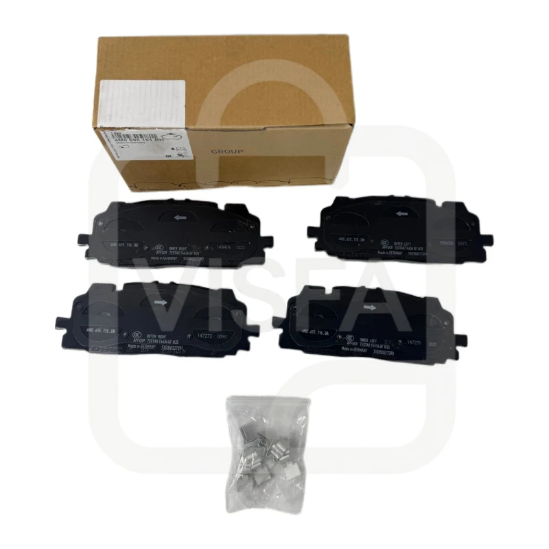 

OEM 4M0698151BH Front Brake Pads For AUDI A3 A4 A5 A6 A7 A8 D5 Q3 Q5 Q7 Q8 VW 4M0698151BK 4M0698151BD 4M0698151T 4M0698151AJ
