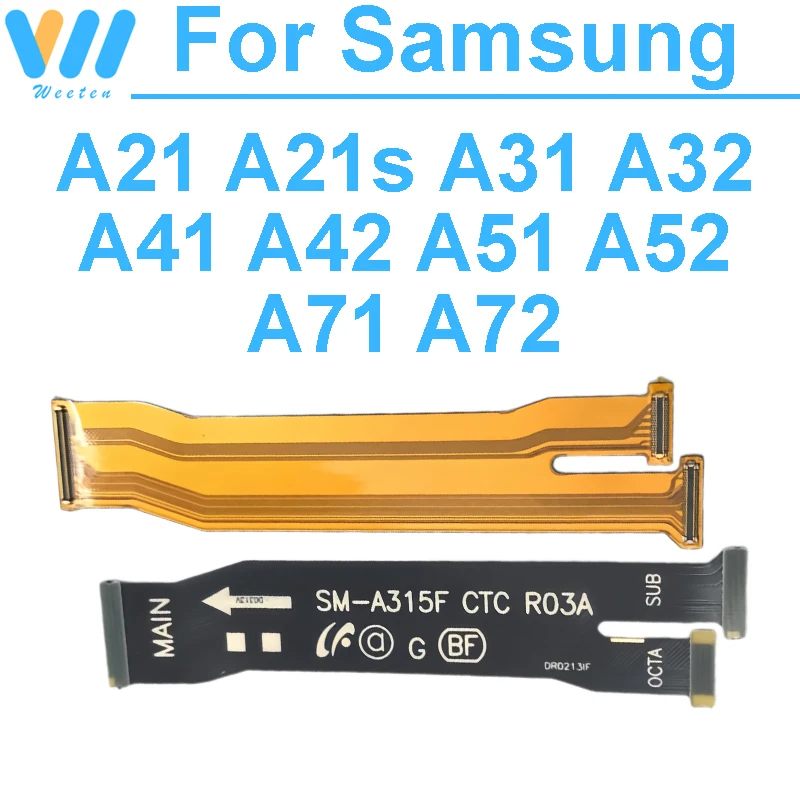 

Motherboard Flex Cable For Samsung Galaxy A21 A31 A41 A51 A71 A21s A22 A32 A42 A52 A72 PCB Connect Mainboard Flex Cable Parts
