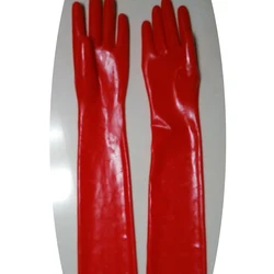 Männer Latex lange Handschuhe Oberarm große große Bizeps Muskel nahtlose 3D-Handschuhe für Cosplay