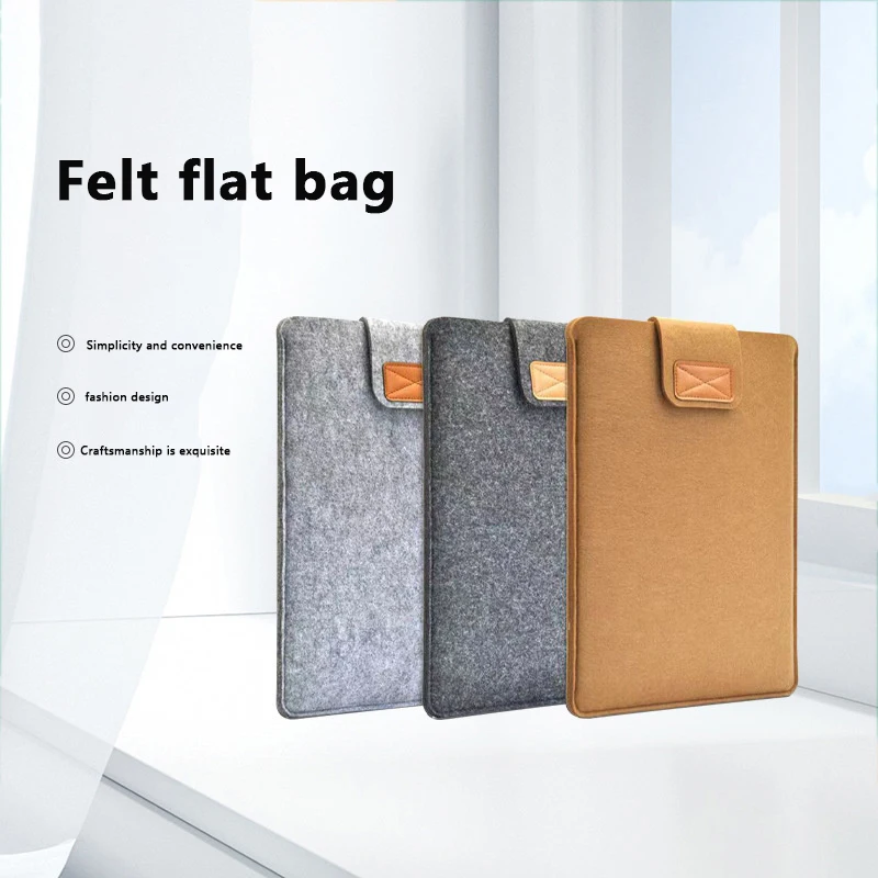 Kratzfeste Filzschutztasche 11 13 15 Zoll Laptoptasche Tablet-Schutzhülle Leichte Hülle für MacBook Laptops PC Tablet