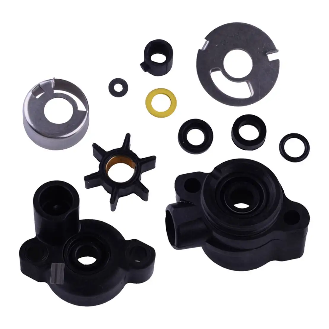 Water Pump Impeller Kit Fit for Mercury 4 4.5 7.5 9.8 hp & Model 110 5595532 7143688 8068065 9258281 12122 46-70941A3 8-3446