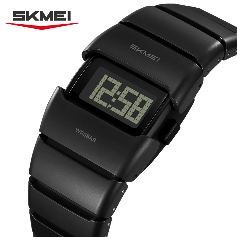 SKMEI 2722 New 2026 Fashion Retro Men's Electronic Watch Waterproof Countdown Night Light Sports Mens Digital Watch Reloj Hombre