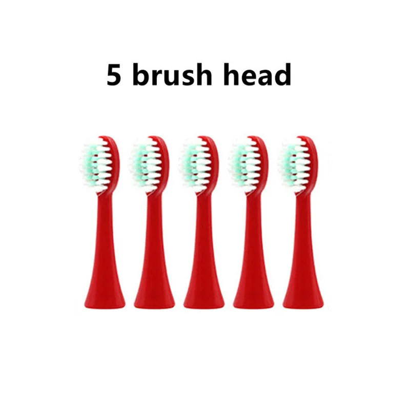 Original Replacement Children Brush Heads 5pcs Soft Brush Head Smart Sonic Electric Toothbrush Tips Accessories