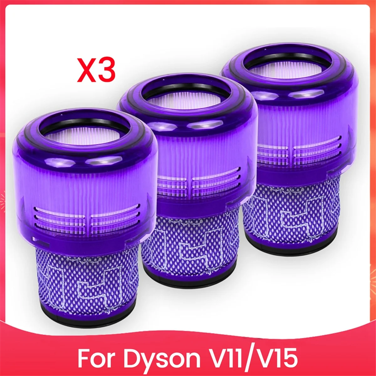 

BABQ Hepa Filter for Dyson V11/V15 Vacuum Cleaner Washable Filter Replacement Parts