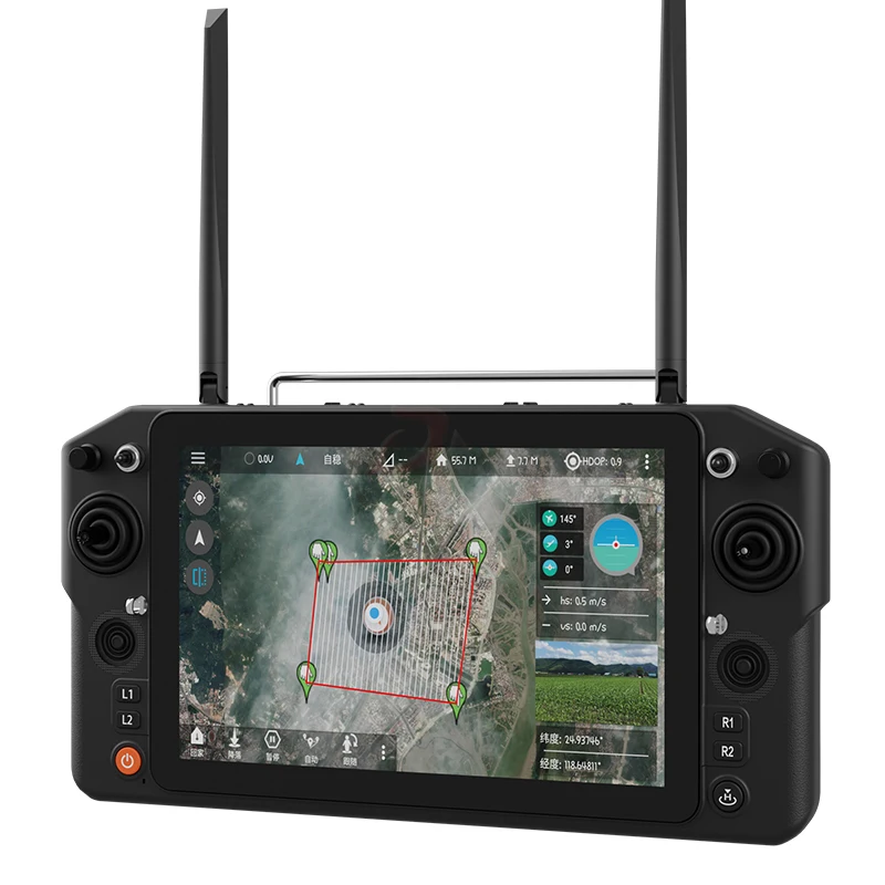 10.1 inch Touch Screen 30Km Video Data Link UAV Drone UGV Radio Joystick Wireless Remote Controller