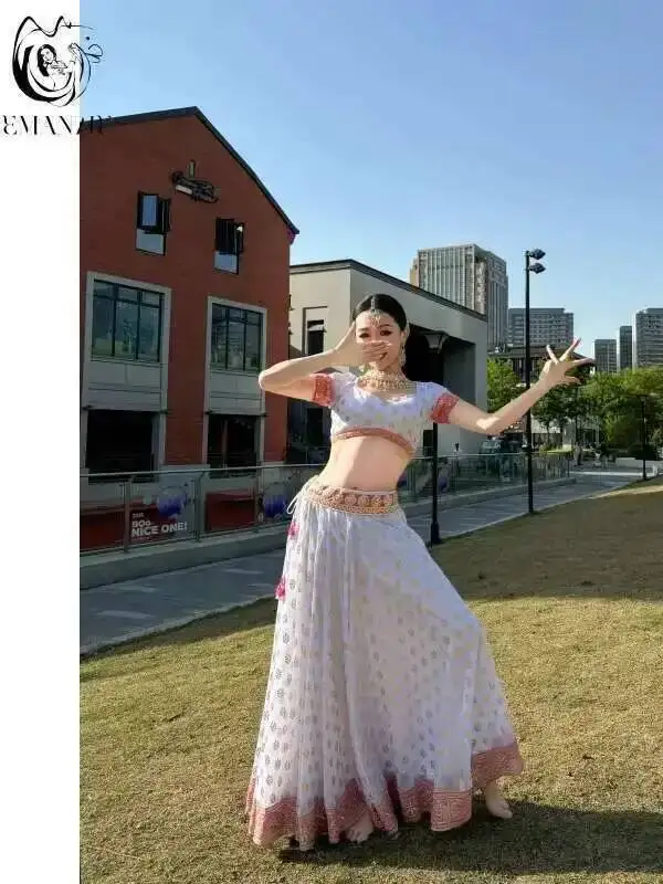 

Yiman Dance H2616 Экзотическое танцевальное платье Xinjiang Dance Dress Новый комплект для похудения в индийском стиле