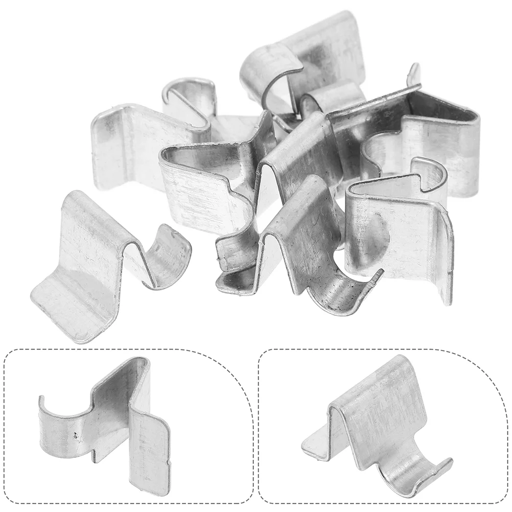 20pcs Shelf Support Clip Holder Metal Shelf Clips Multi-Functional Shelf Stabilizing Clip For Cabinets Showcases Bookshelves