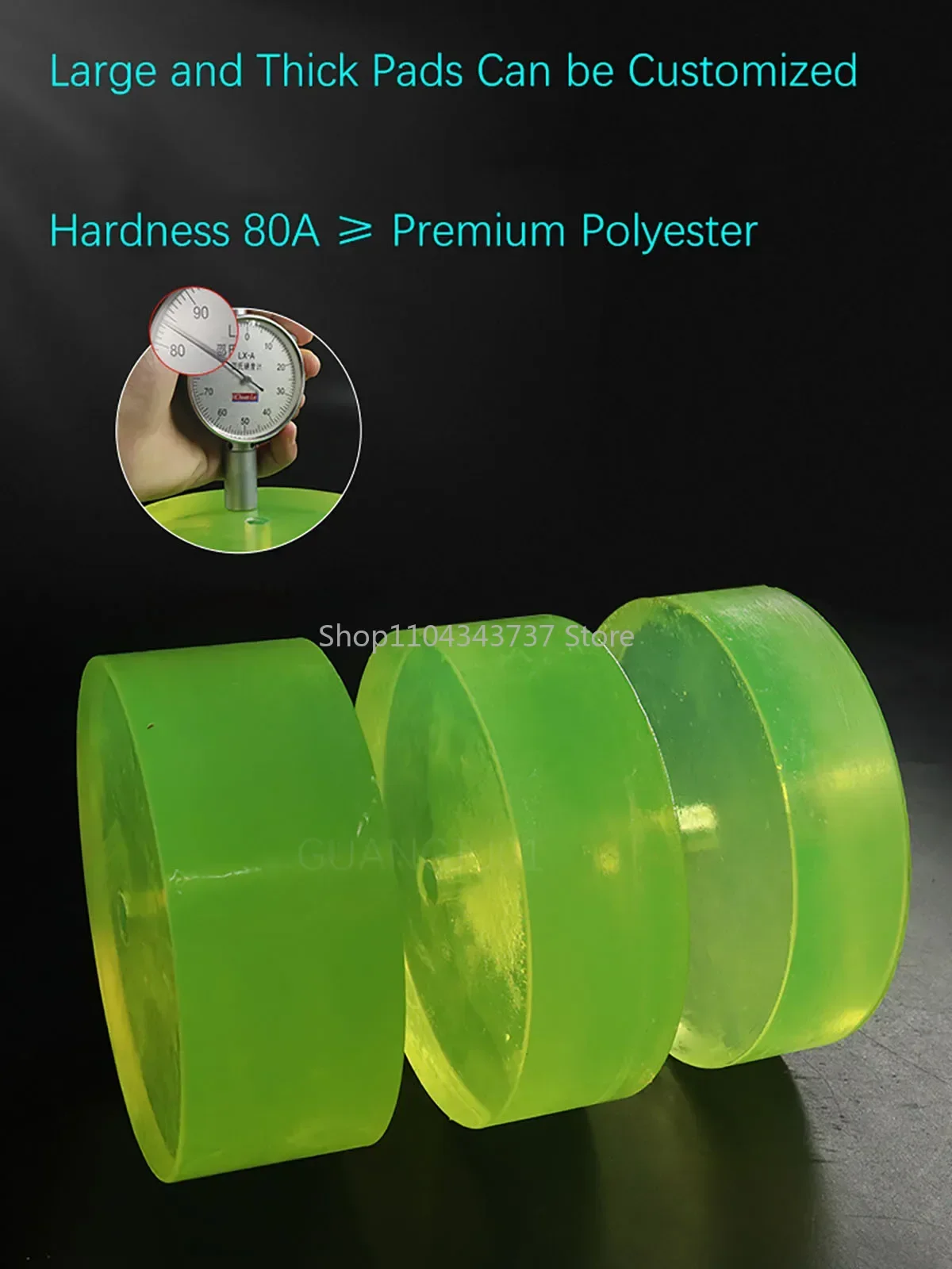 1Pcs  Polyurethane Round Sheet Crash Pad Elastic PU Shock Pad Ring Oil Wear Resistant Damping Plate Sealing Gasket OD 20-180mm