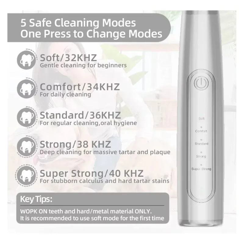 New Style Fashion Electric Dog Teeth Whitening & Flosser Ultrasonic Teeth Cleaner Toothbrush for Pets