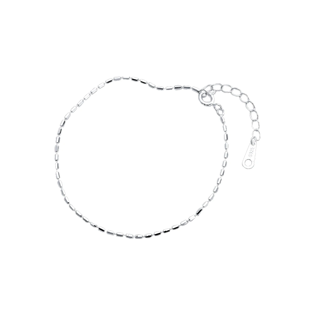 Modian New Collection 925 Sterling Silver Minimalism Classic Lady Women Bracelets Chain Link Bracelet Sterling Silver Jewelry
