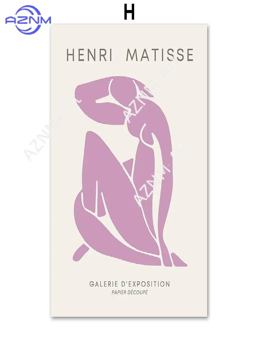 Famous Artists Canvas Wall Art - Andy Warhol, Matisse, Yayoi Kusama Prints for Living Room Decor