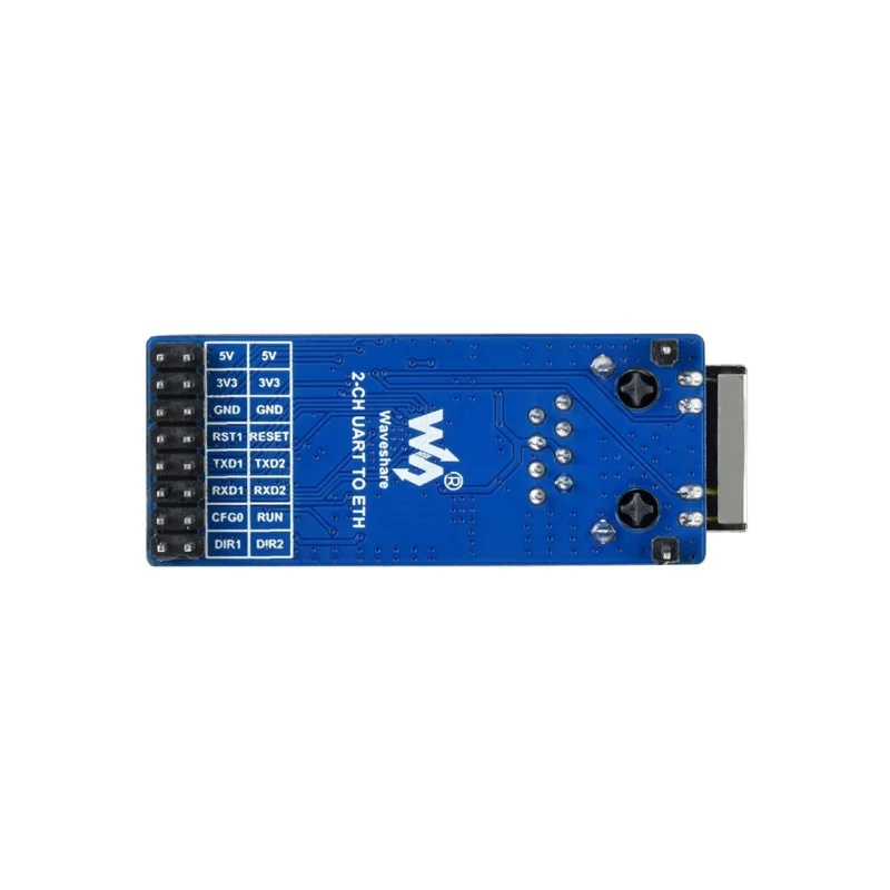 Waveshare-Convertisseur UART vers Ethernet, 2 canaux, technologie de transmission transparente, port série, interface de contrôle, prend en charge Raspberry Pi