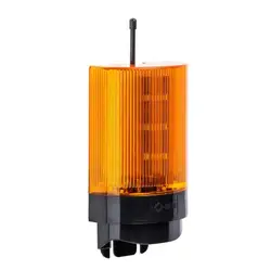 Lanterne LED Stroboscopique avec Large Antenne d'Extérieur, Lumière Clignotante, Lampe à Iode d'Urgence, Support Mural pour Ouvre-Porte, Pas de Son