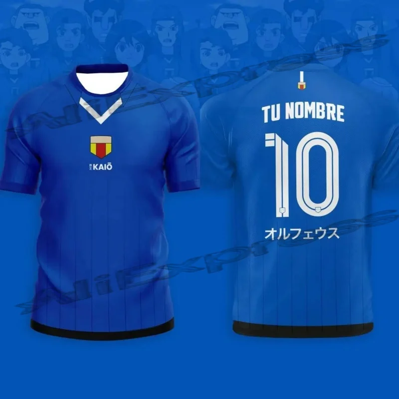 T-shirt da calcio da uomo Animazione giapponese 2026 Inama Eleven Joint T-shirt sportiva comoda estiva a maniche corte per bambini