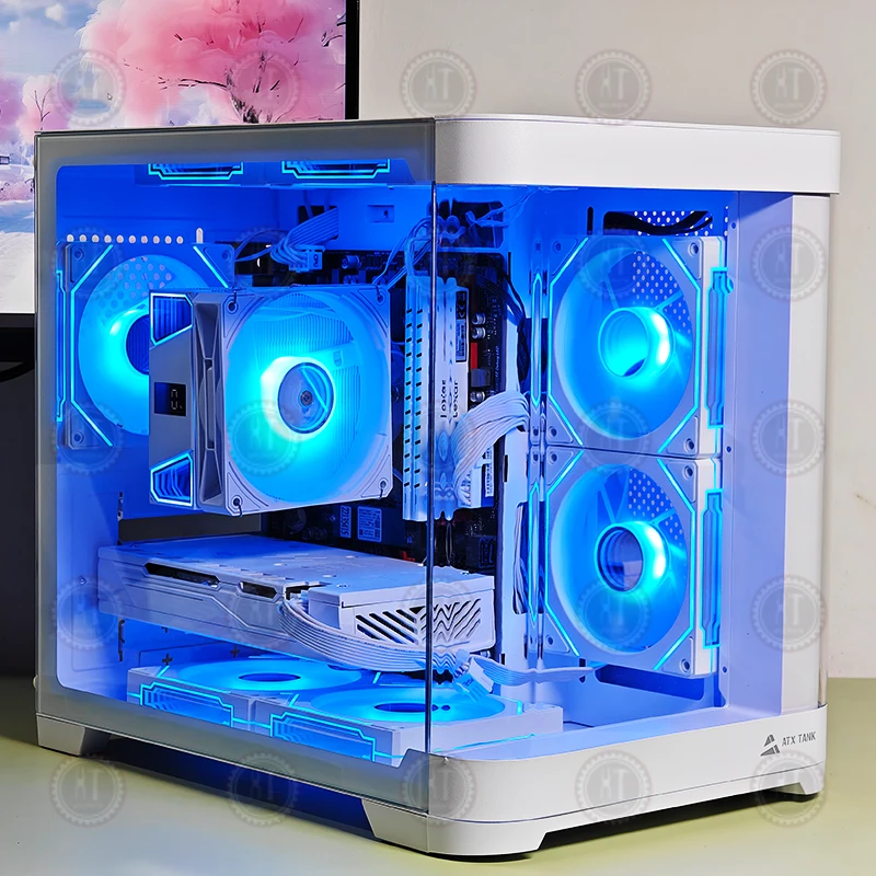 لوحة أم Intel I5 12400 F RTX3060 12G DDR4 RGB H610 ألعاب كاملة مجموعة كمبيوتر مخصصة معدات أجهزة الكمبيوتر المكتبية بالجملة بناء الكمبيوتر