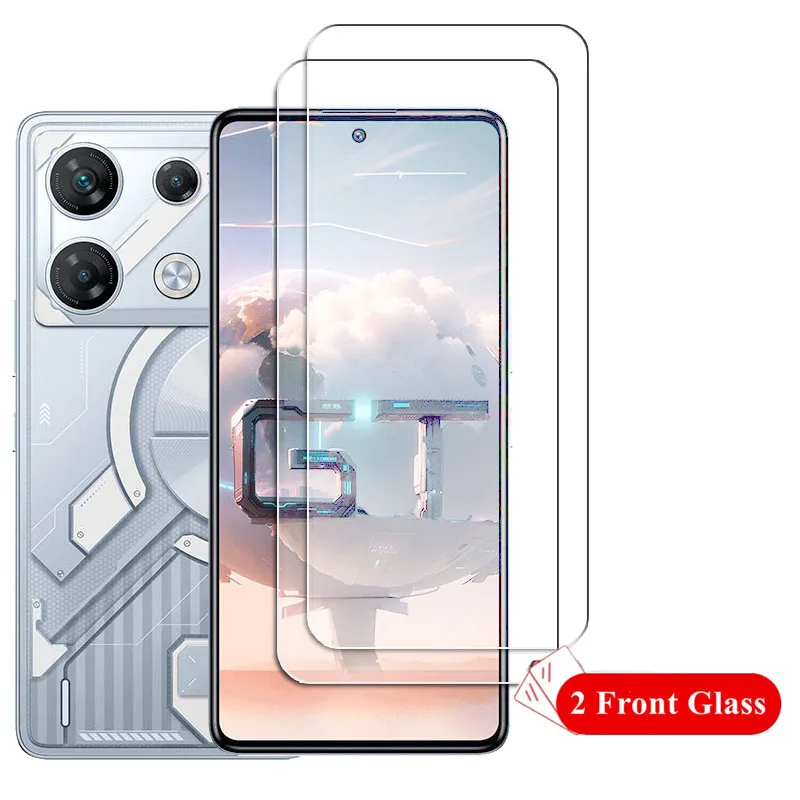 

2Pcs For infinix GT 10 Pro Glass Tempered Glass infinix GT 10 Pro Screen Protector Protective Phone Film infinix GT 10 Pro