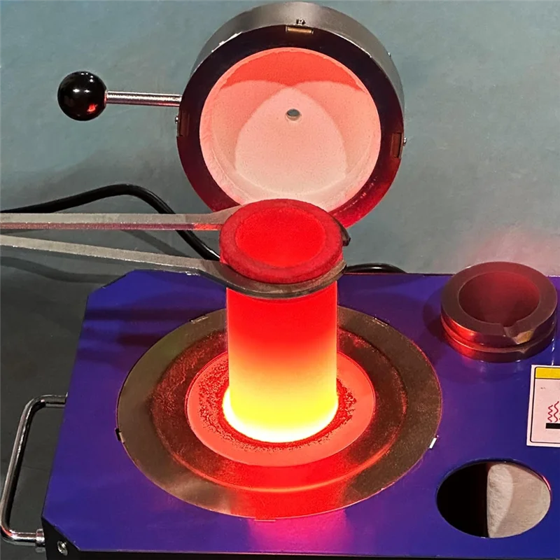 ABXF- أدوات ذوبان المعادن بشعلة الفرن 3 كجم، قالب إنجوت للذهب والفضة والنحاس وصهر المجوهرات وصب