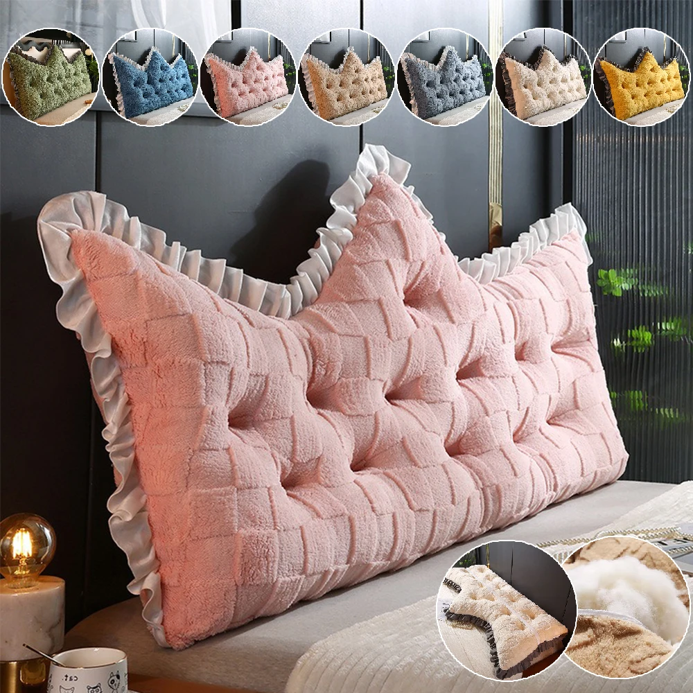 Headboard Cushion Princess Style Backrest Long-lasting Non-collapse Bay Window Tatami Bedroom Cushion Thickened Soft 쿠션 대형 대형쿠션