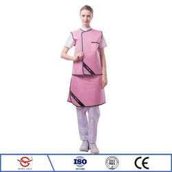 X-ray gamma ray protective 0.35/0.5mmpb sleeveless lead vest and skirt ionizing radiation protection high-quality lead apron set