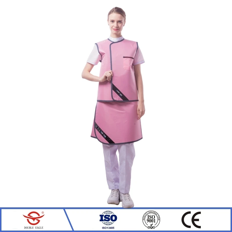 X-Ray Gamma Ray Protective 0.35/0.5mm Pb Sleeveless Lead Vest and Skirt Ionizing Radiation Protection High-Quality Lead Apron Se