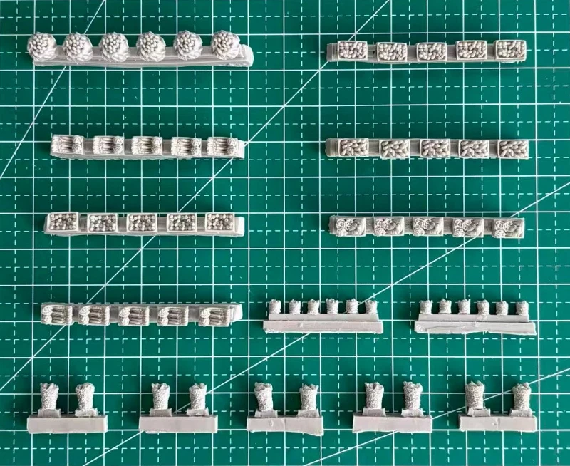1/72 Scale Die-Cast Resin Model Assembled Kit Food Supplies Accessories Set Unassembled and Unpainted - Image 2