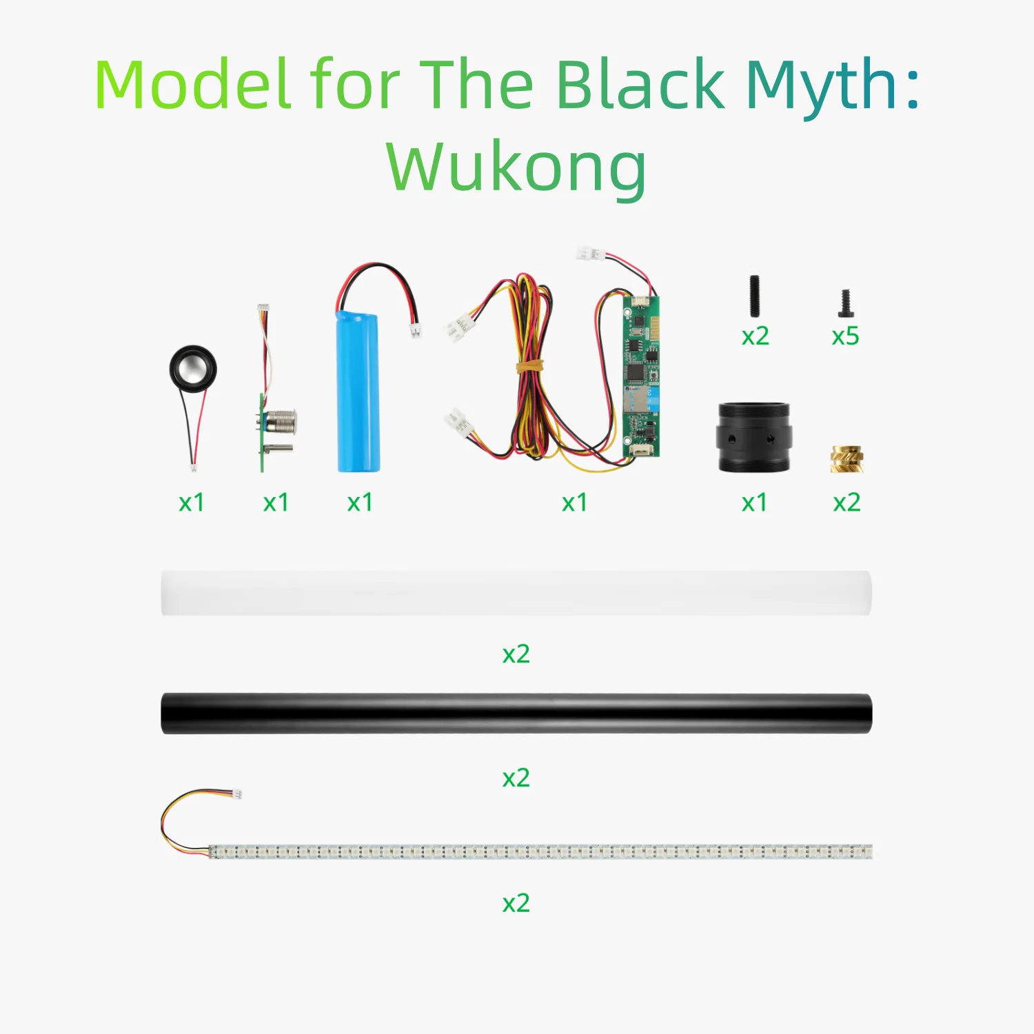 Bambu Lab 3D Printing DIY Creative Model for The Black Myth: Wukong Gifts 3D Printer Parts Monkey King Bar Model