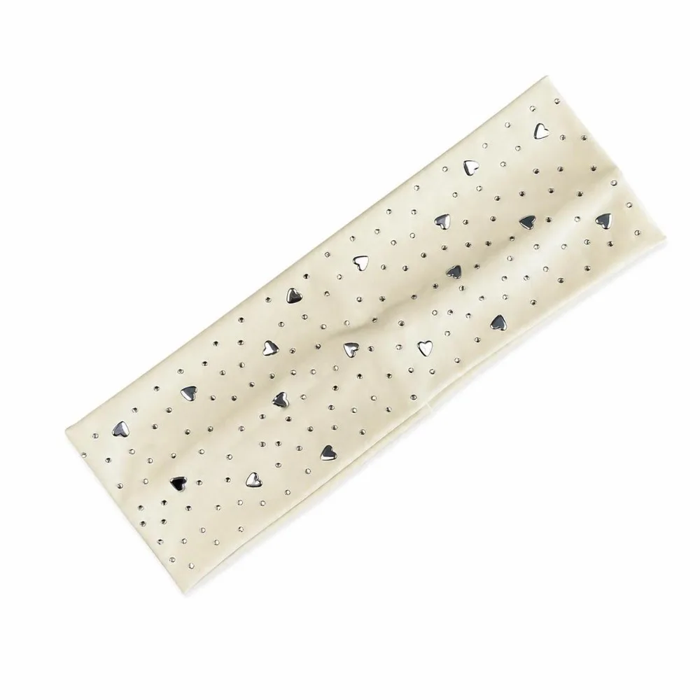 Chic Fabric Star Headband Elastic Star Studded Elastic Hair Band Wide Soft Wide Hair Wrap Daily Wear