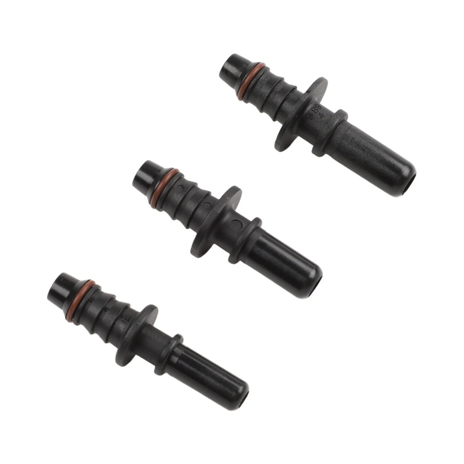 30 Piece Fuel Line Push Connect Fitting Set for 8mm ID Hose SAE 7.89mm 9.49mm 9.89mm Elbow Straight and Male Pipe Connectors