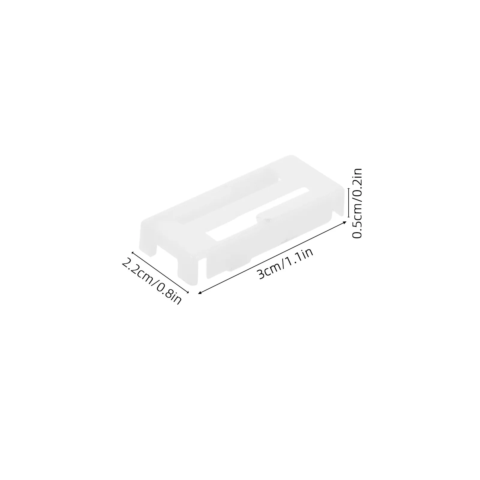 20Pcs Plastic Cable Clamp Extension for Rc Airplane Boat Wire Retainer Fastening Holder Secure Anti-Slip Fixing