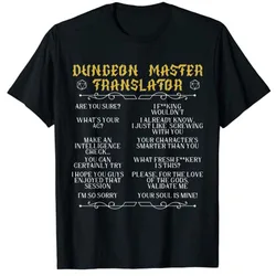 Gaming Master Tabletop Brettspiel RPG Gamer Gaming Dungeon T-Shirt Geschenke lustige Game-Geeks Grafik T-Shirts Kurzarm Blusen