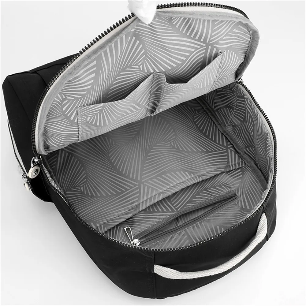 Mochila para mujer, mochila de viaje informal de gran capacidad para adolescente, bolso de nailon impermeable, mochila escolar, Mochilas