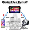 Srnubi 5-Zoll-Motorrad-CarPlay-Bildschirmnavigation GPS Wireless Android Auto Airplay Autoradio für Motorradhelm Bluetooth 5