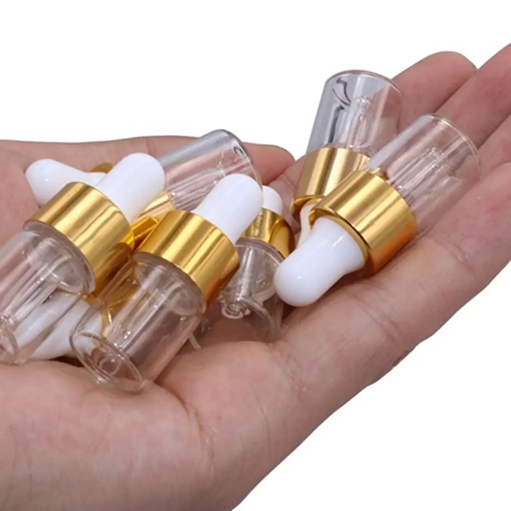 

30Pcs Multi-Function Glass Dropper Bottles for DIY Cosmetics and Oils Glass Dropper Bottles Perfume Sample Droppers