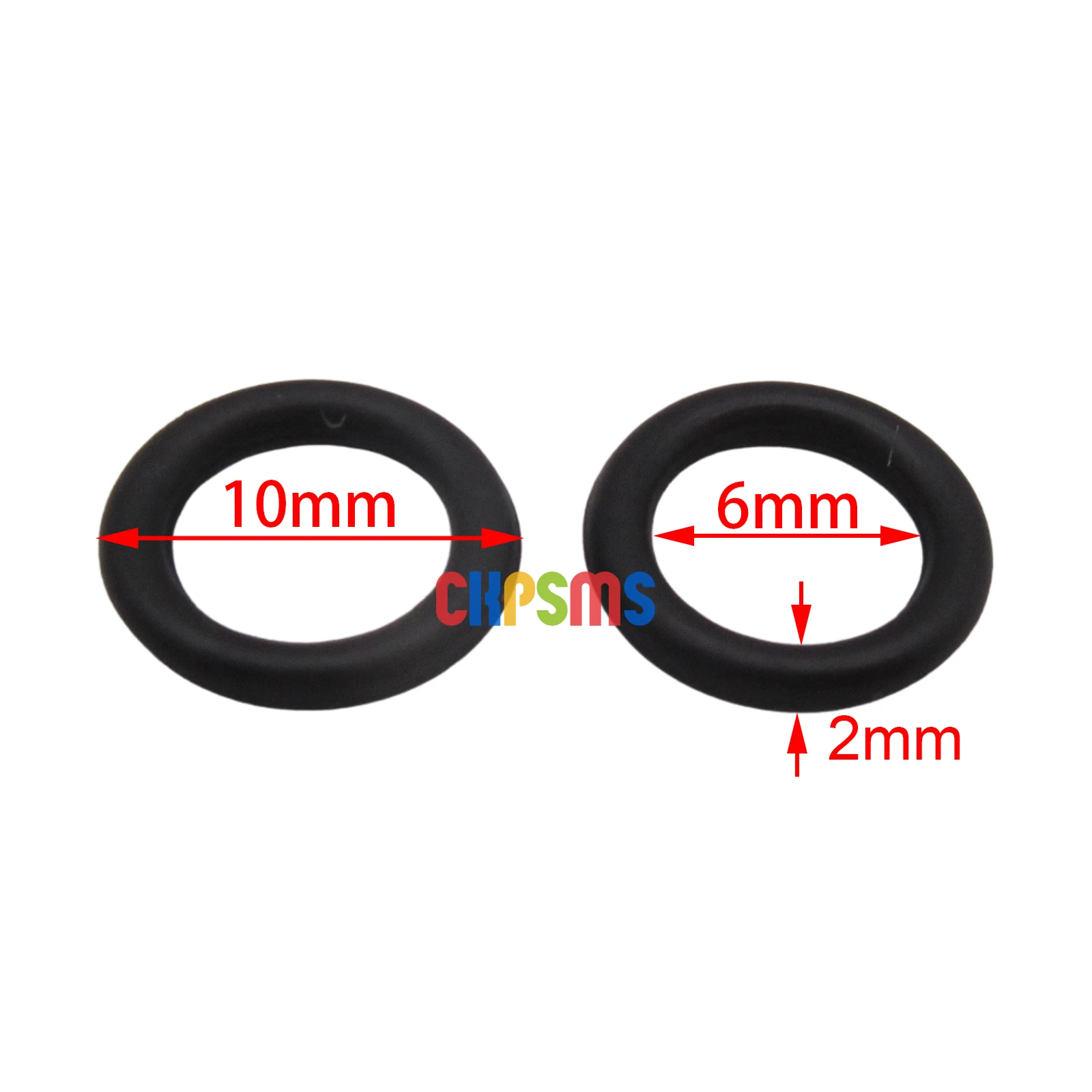 100PCS O-RING 10*2*6MM FOR BARUDAN, HAPPY, MELCO, SWF, TAJIMA, TOYOTA, ZSK, SWF etc Industry commercial embroidery machines