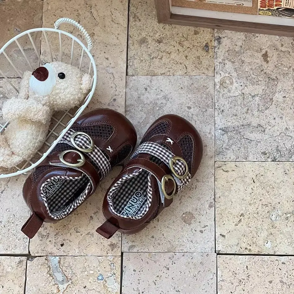 Kleinkind Mädchen Flache Schuhe Koreanischer Stil Vielseitige Kinder Prinzessinnen Freizeitschuhe Weiche Sohle 2026 Brandneue Baby Laufschuhe Rutschfest – Detail 6