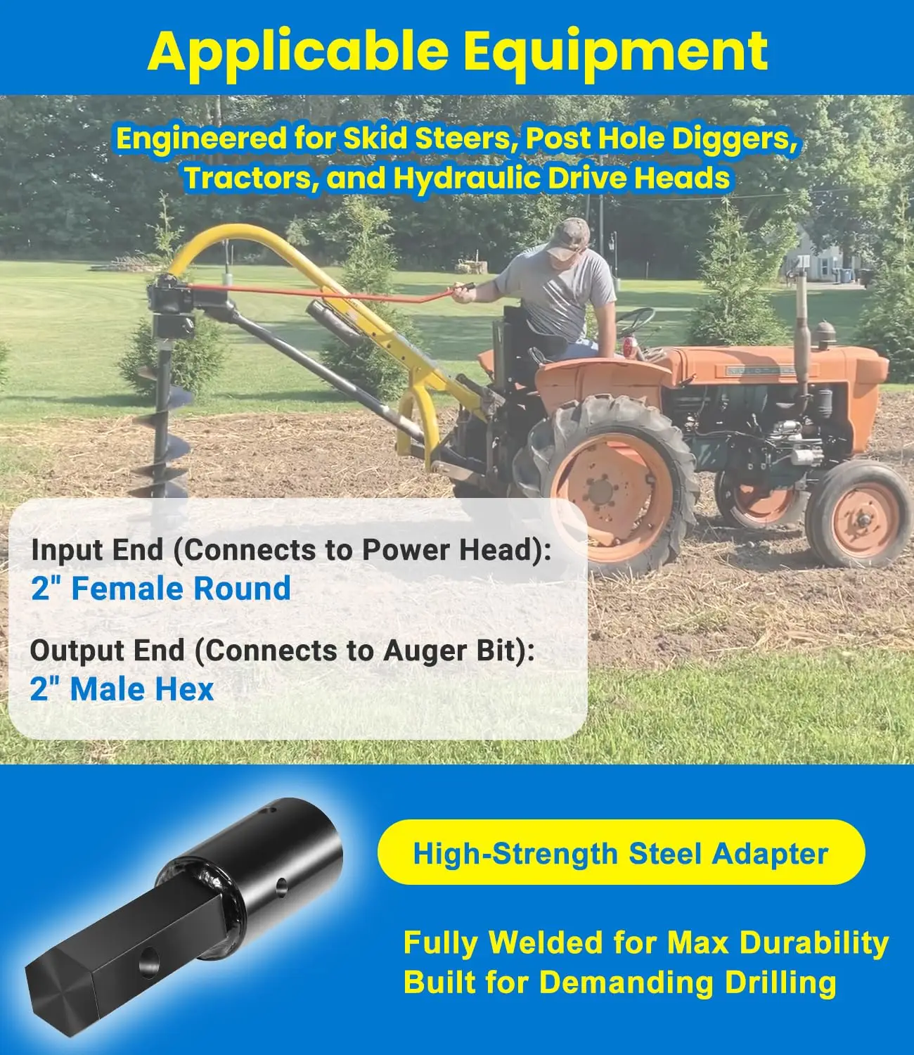 TML Heavy Duty Auger Adapter 2