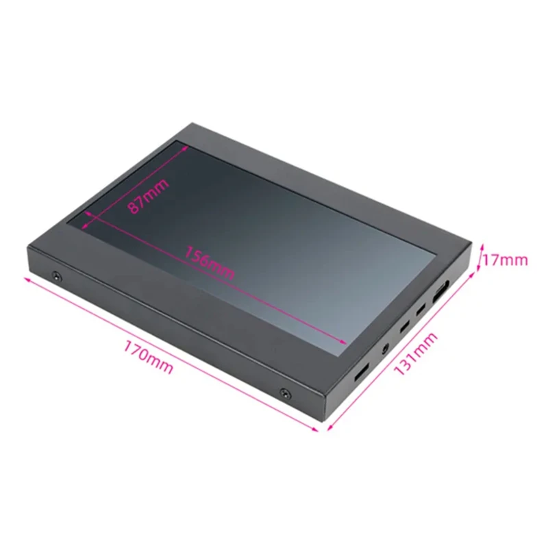 Custom 7-Inch USB HD-MI VGA Portable Monitor Travel External Mini Secondary Screen for Computer/Laptop Widely Used IPS Panel