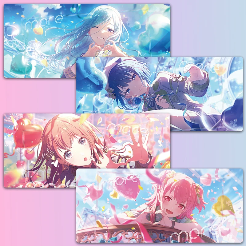 لوحة ماوس لوحة مفاتيح Project Sekai ملونة للمسرح العالمي MMJ المزيد من القفز Minori Haruka Airi Shizuku لوحة ماوس للألعاب XXL