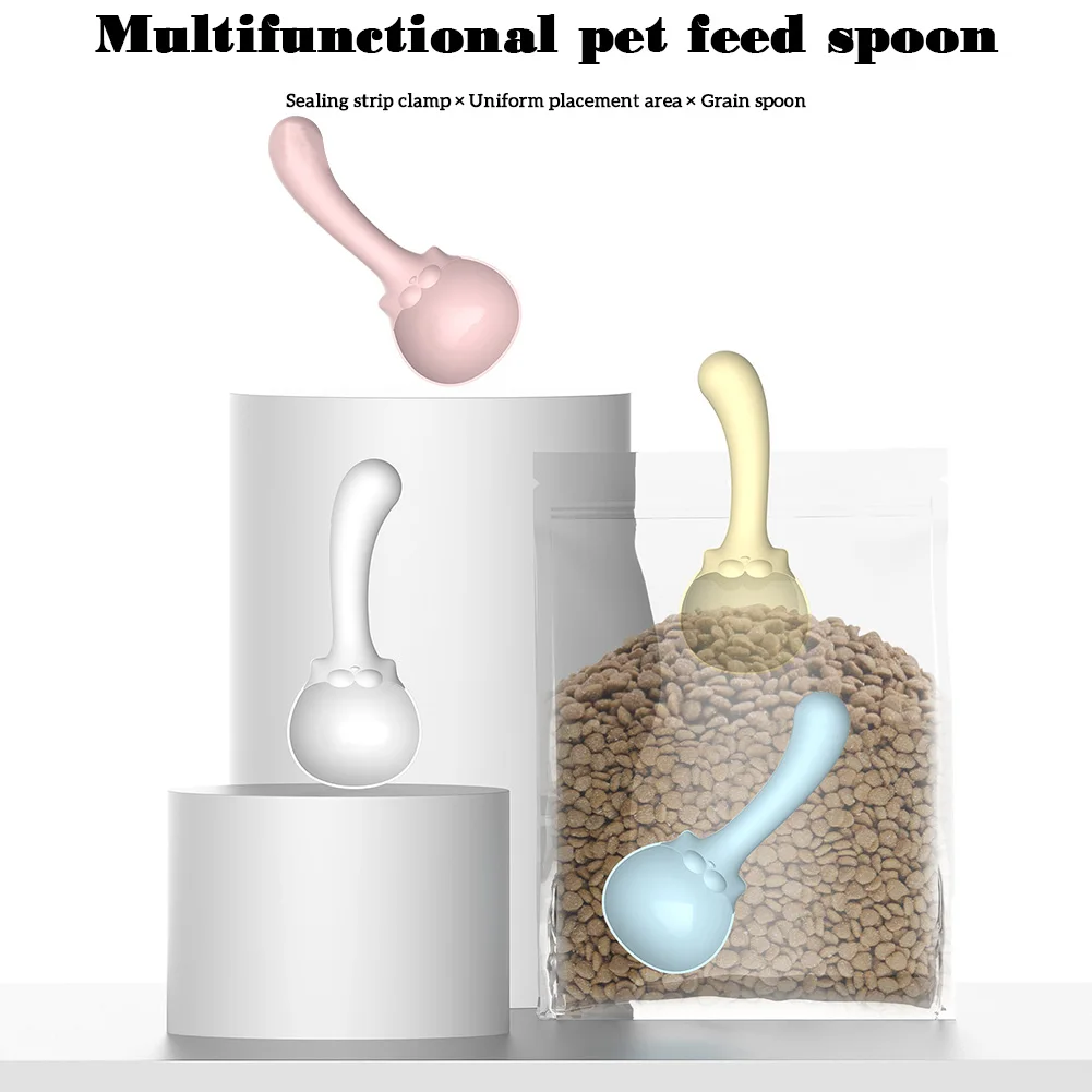 

Multi-functional Cat Food Spoon Multifunctional Pet Food Spoon For Dog