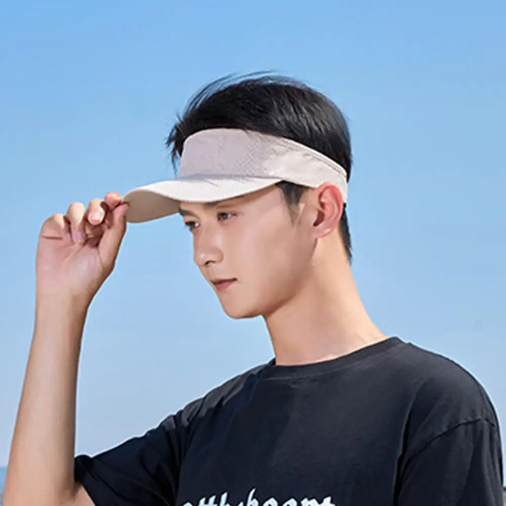 Men Summer Sun Protection Hat Lightweight Men's Summer Hat with Hollow Out Mesh Design for Sun Protection Jogging for Tennis