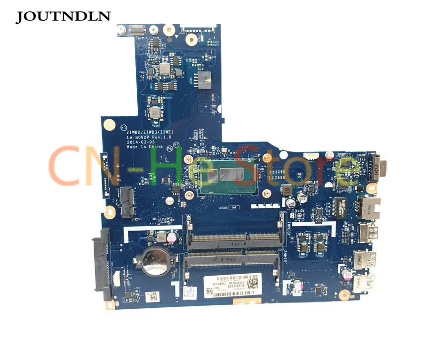 Genuine FOR Lenovo B50-70 Series Laptop Motherboard 5B20G46170 ZIWE1 ZIWB2 ZIWB3 LA-B092P DDR3 W/ I3-4030U CPU