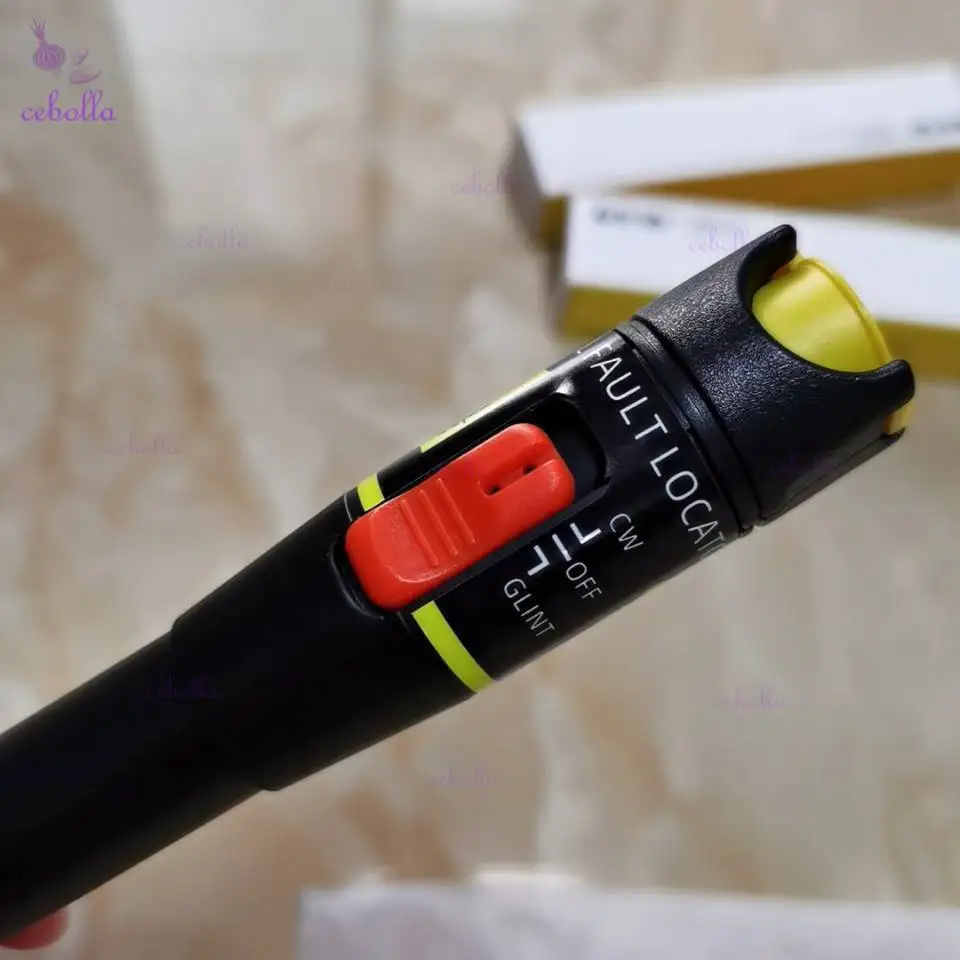 Visual Fault Locator 10mw/10km Fiber Optic Cable Tester Red Light Pen VFL 10KM Range Test Equipment