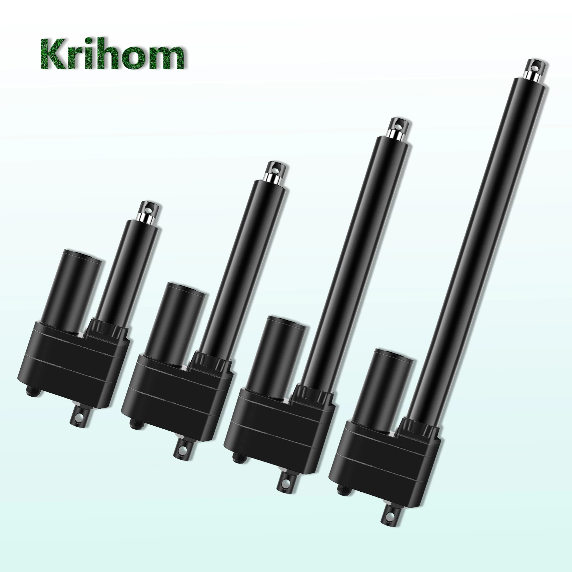 Krihom Linearantrieb IP65 8000N Kraft, 50 mm 150 mm 300 mm 400 mm 500 mm, 12 V 24 V 48 V, Anwendungen für Elektrofahrzeuge und Haushalt – Detail 1