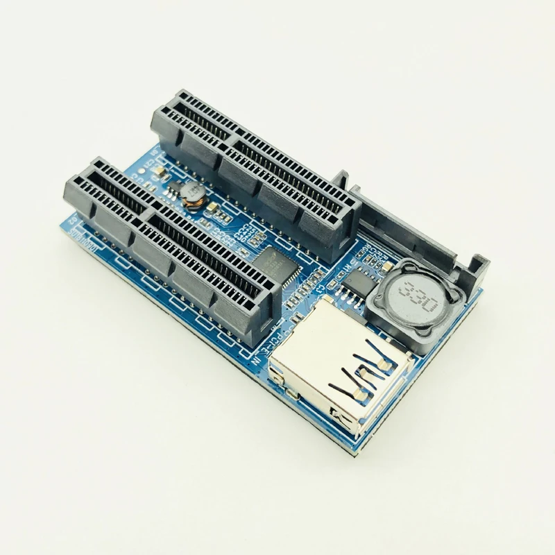 NEW Add On Card PCI Express USB 3.0 Adapter Raiser PC Components Extender PCIE Riser PCI-E Card Riser PCI E Riser for Video Card