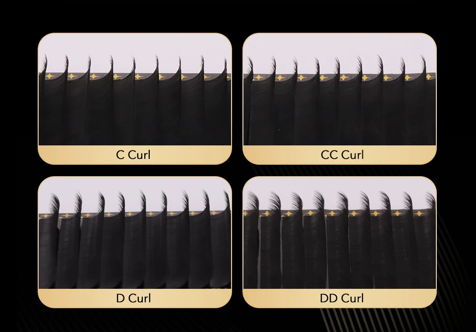Lashprofessor Einzelne Wimpernverlängerung 5-20mm Premium Weiche Seidenwimpern Matt Schwarz Russisches Volumen Kaschmir-Wimpernverlängerung – Detail 4