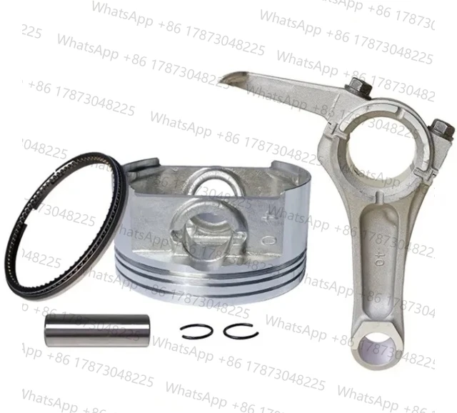 Kit de pistón de biela EX40 de 89mm para generador de motor Robin EX40 RGX7800, kit de clip de pasador de anillo de pistón de sierra cortada de hormigón Wacker