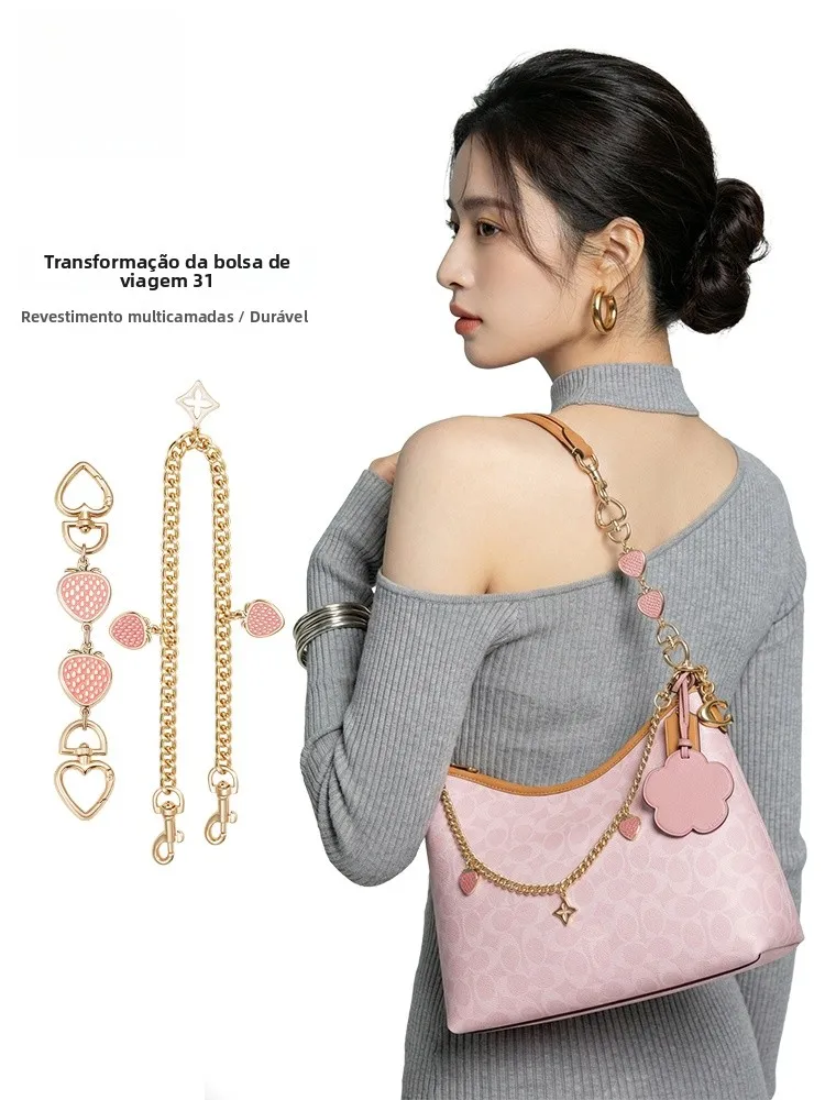 corrente-extensora-rosa-sakura-para-bolsa-laurel-da-marca-chinesa-guyi-acessorios-para-bolsas-chapeus-lencos-e-cintos