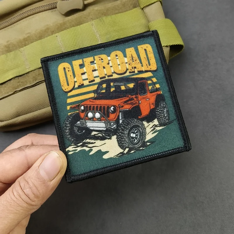 في الهواء الطلق على الطرق الوعرة المركبات طباعة التصحيح جيب التخييم في الهواء الطلق التكتيكية شارة DIY ديكور للملابس وحقائب الظهر