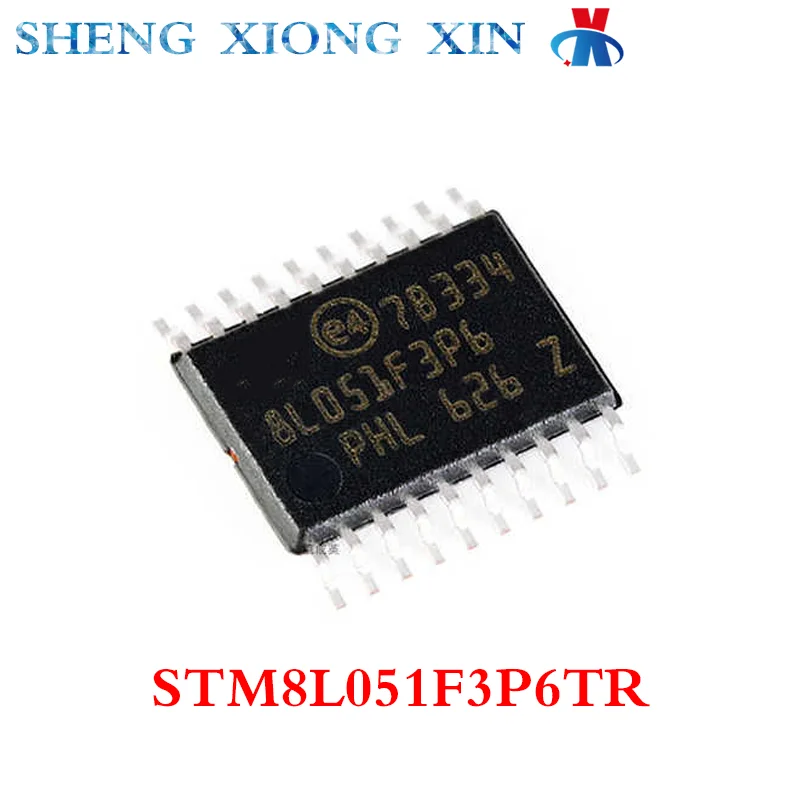 

5pcs/Lot 100% New STM8L051F3P6TR TSSOP-20 8-bit Microcontroller -MCU 8L051F3P6 Integrated Circuit